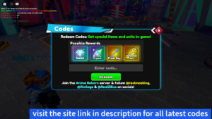 How to Redeem Anime Reborn Codes