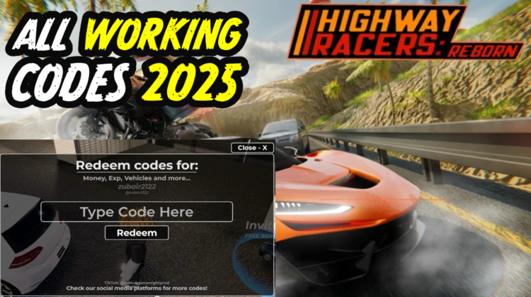 Highway Racers Reborn Codes February 2025