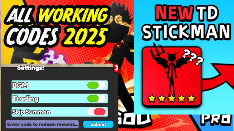 Stickman TD Codes February 2025