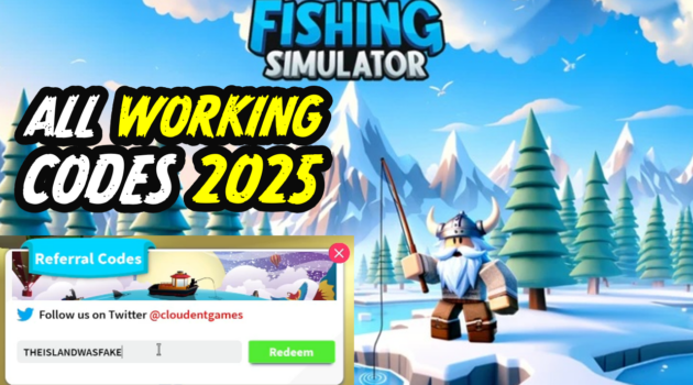 Fishing Simulator Codes March 2025