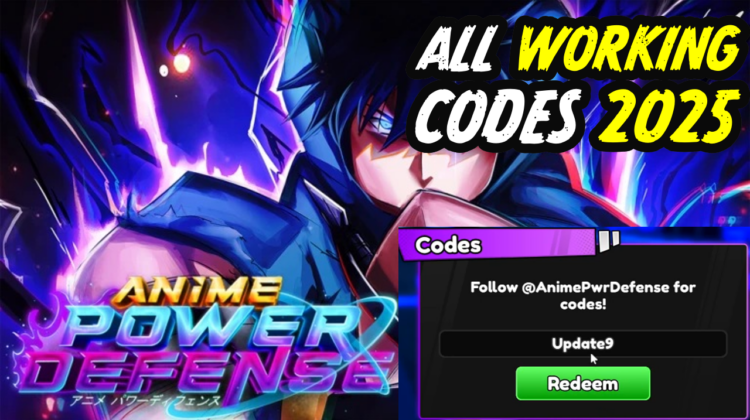 Anime Power Defense Codes March 2025