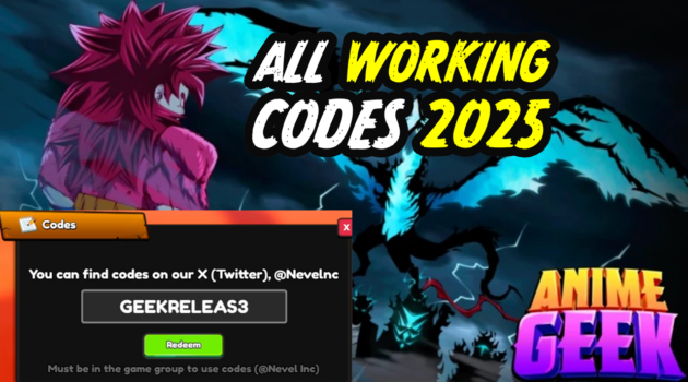 Anime Geek Codes April 2025