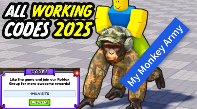My Monkey Army Codes April 2025