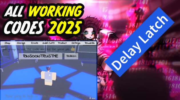 Delay Latch Codes April 2025