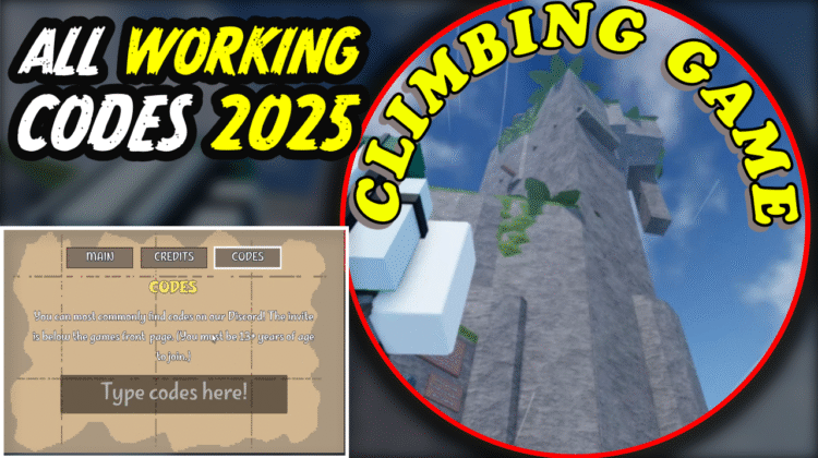 Climbing Game Codes June 2025