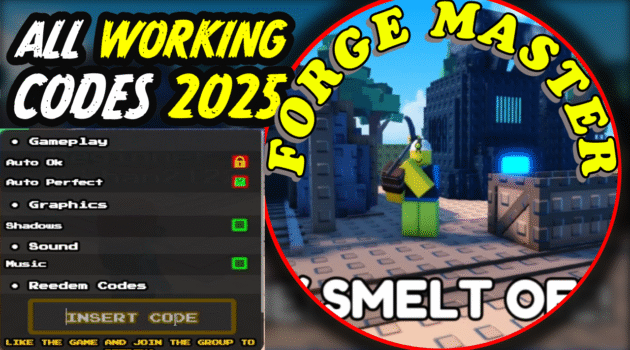 Forge Master Codes July 2025