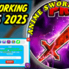 Anime Sword Master Codes July 2025