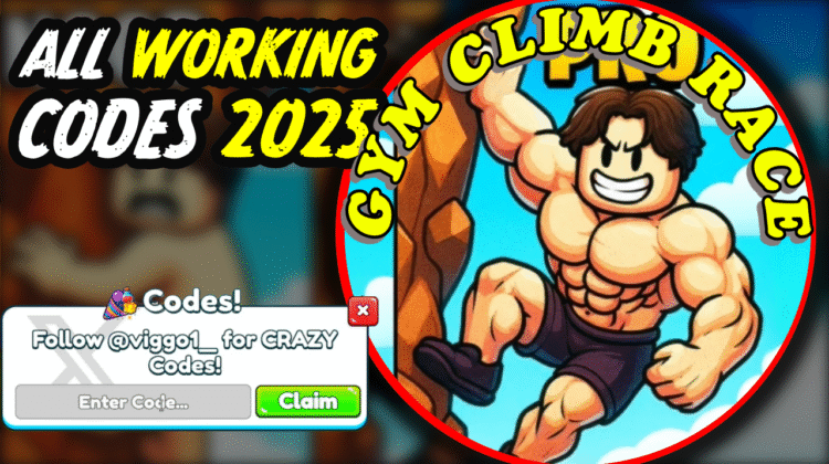 Gym Climb Race Codes August 2025