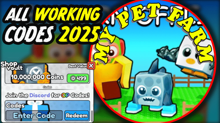 My Pet Farm Codes August 2025