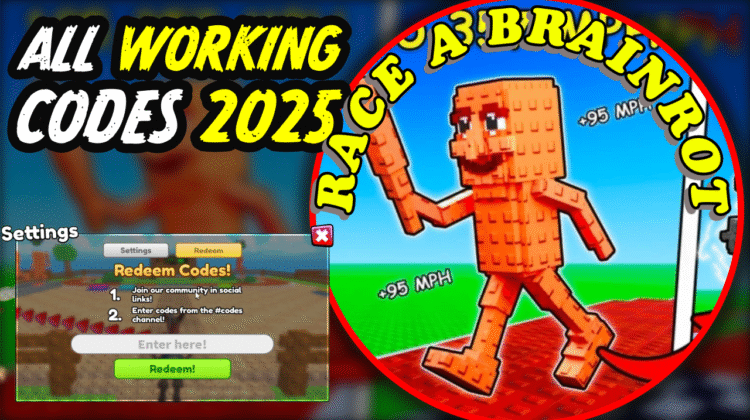 Race a Brainrot Codes August 2025