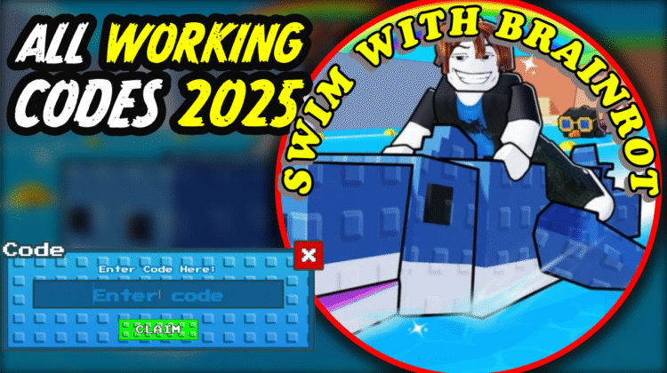 Swim with Brainrot Codes August 2025